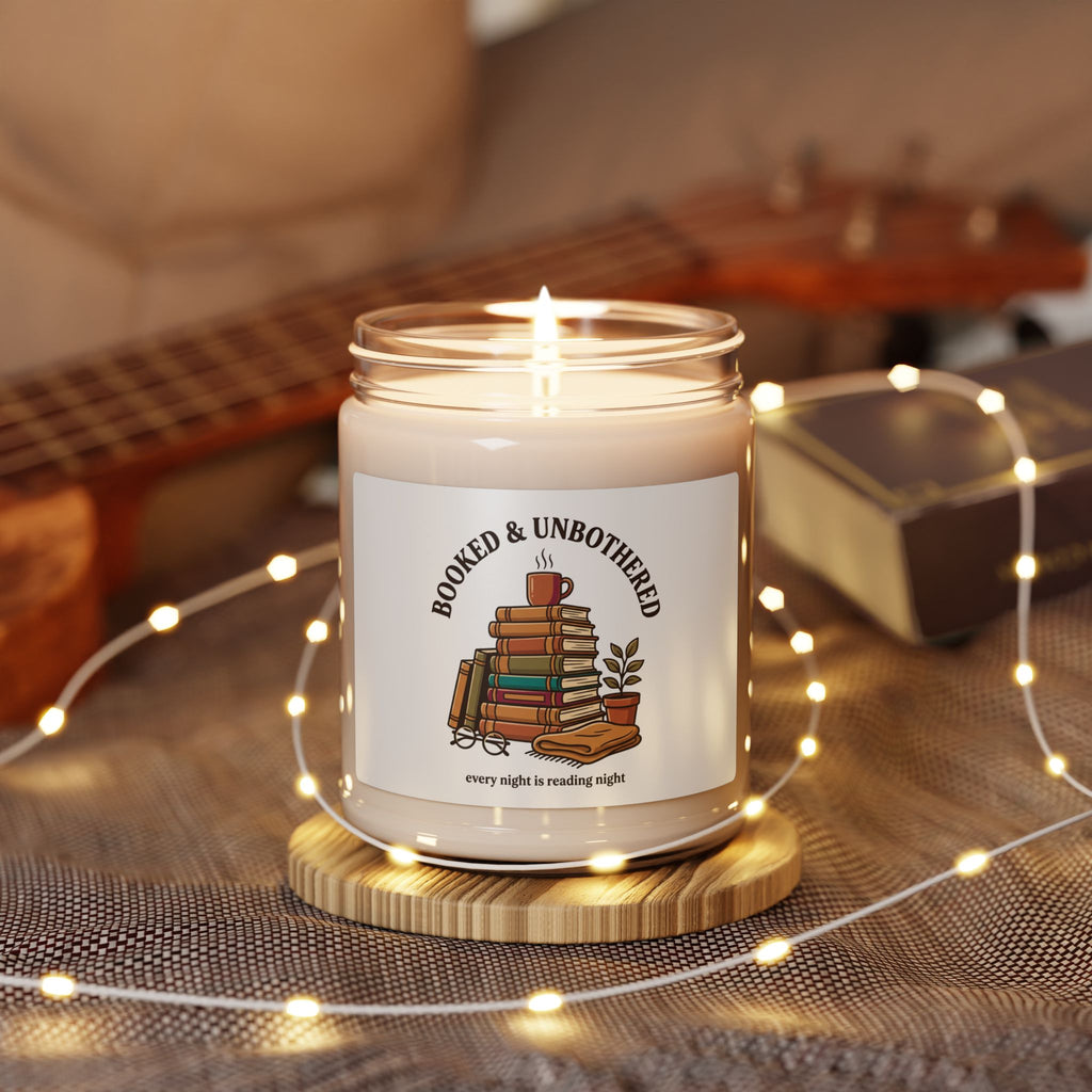 Bookish Cozy Candle | Soy Candle, Book Lover, Library Aesthetic, Dark Academia