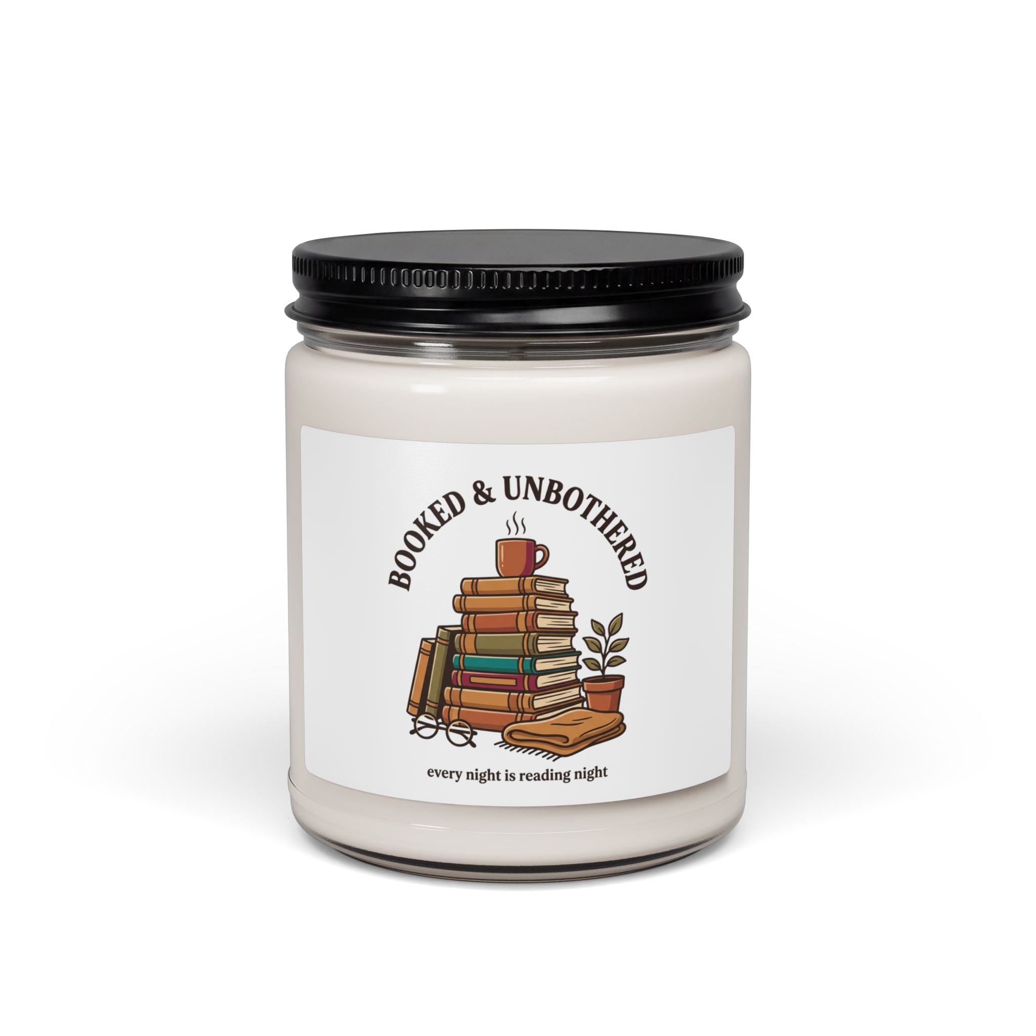 Bookish Cozy Candle | Soy Candle, Book Lover, Library Aesthetic, Dark Academia