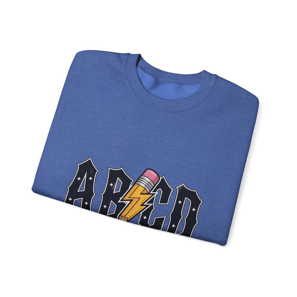 Back to School Crewneck Sweatshirt, Unisex Sweatshirt, Lightweight Sweater, School Apparel, Teacher Gift, Trendy Fashion