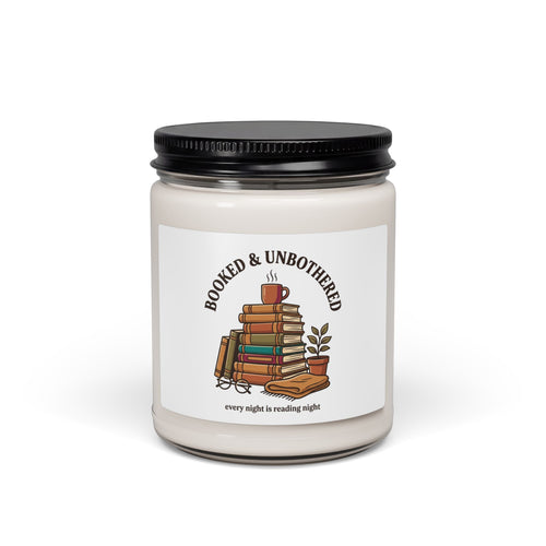 Bookish Cozy Candle | Soy Candle, Book Lover, Library Aesthetic, Dark Academia