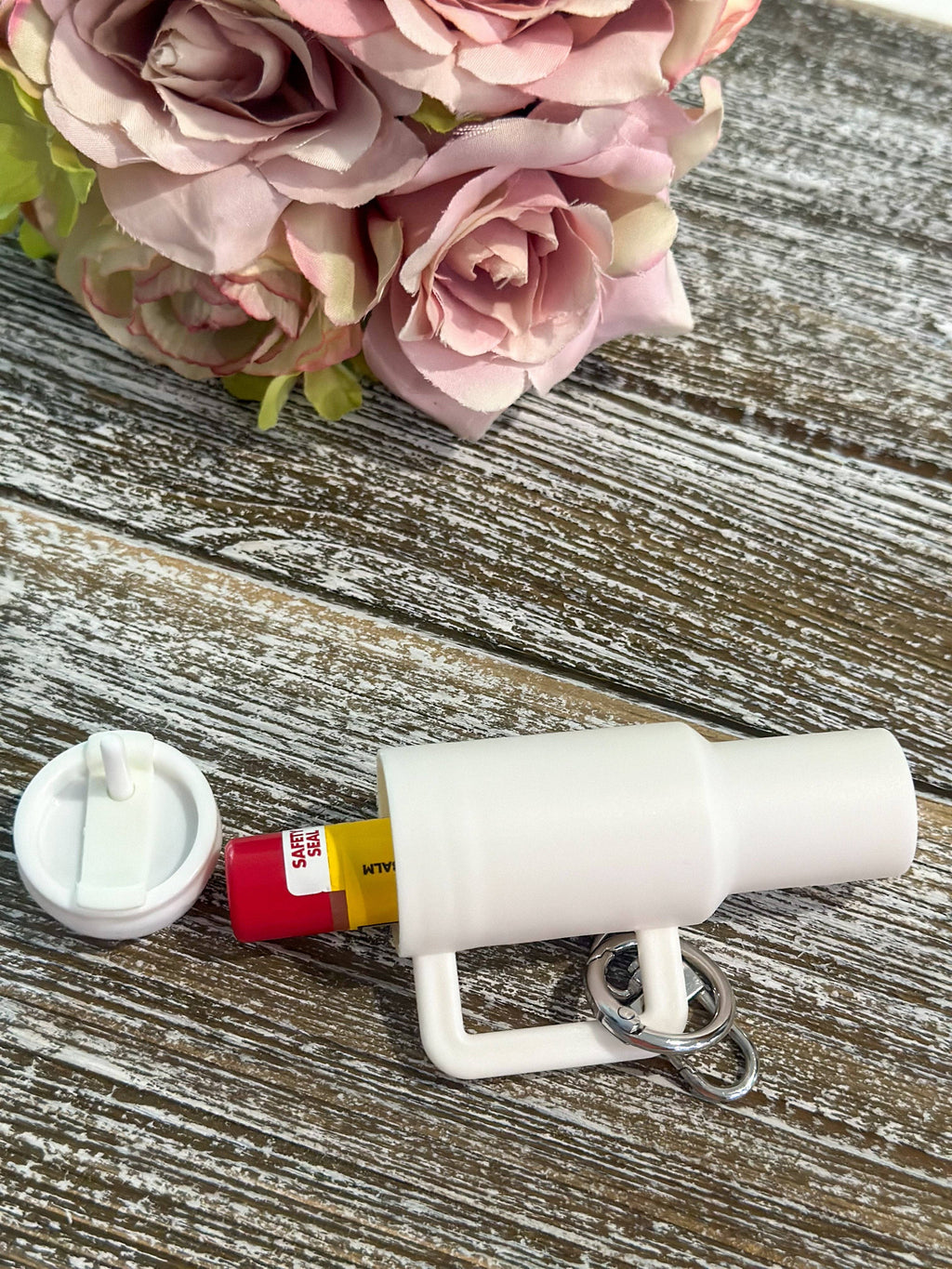 Mini Stanley Mini Keychain in ivory