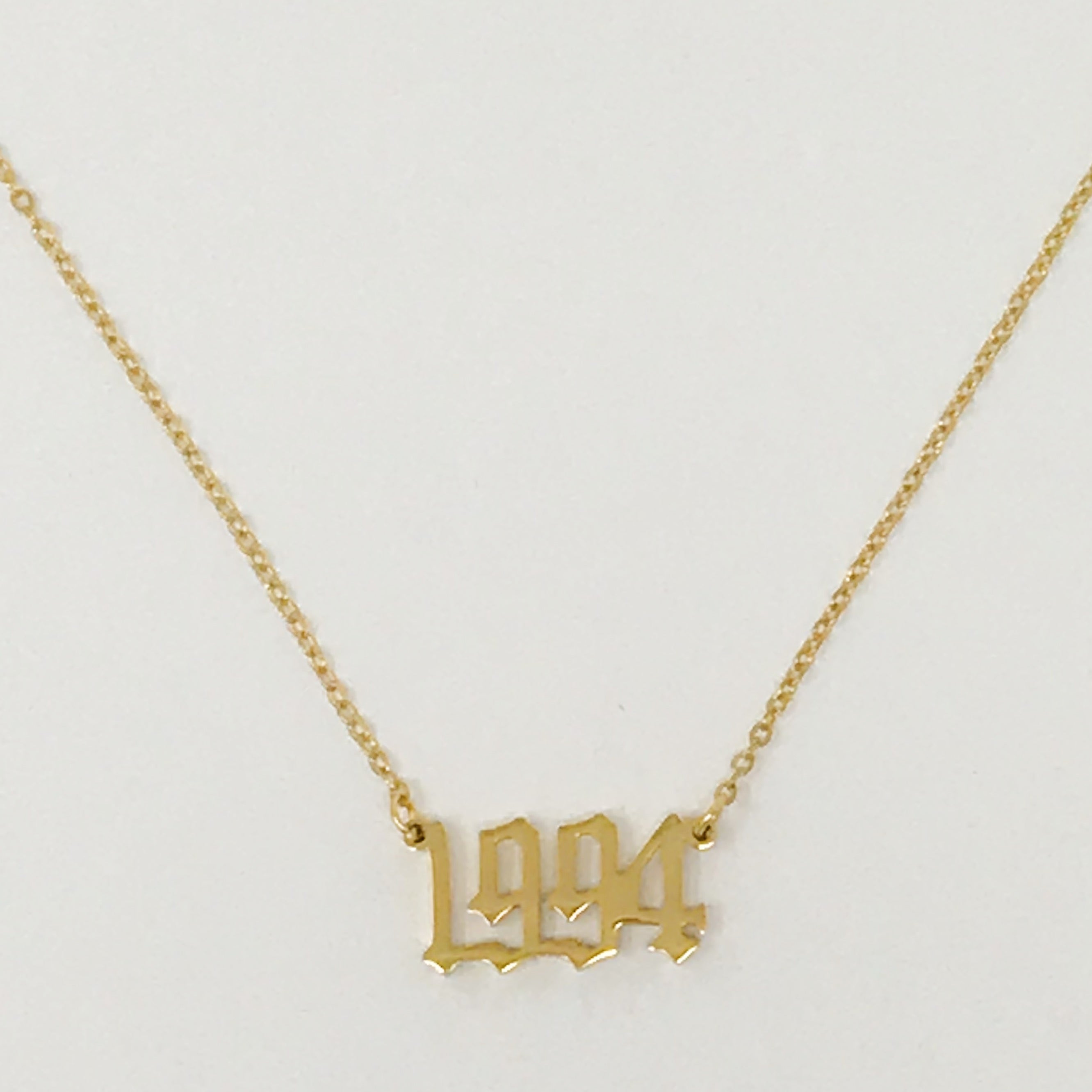 Birth Year Necklace by Ellisonyoung.com