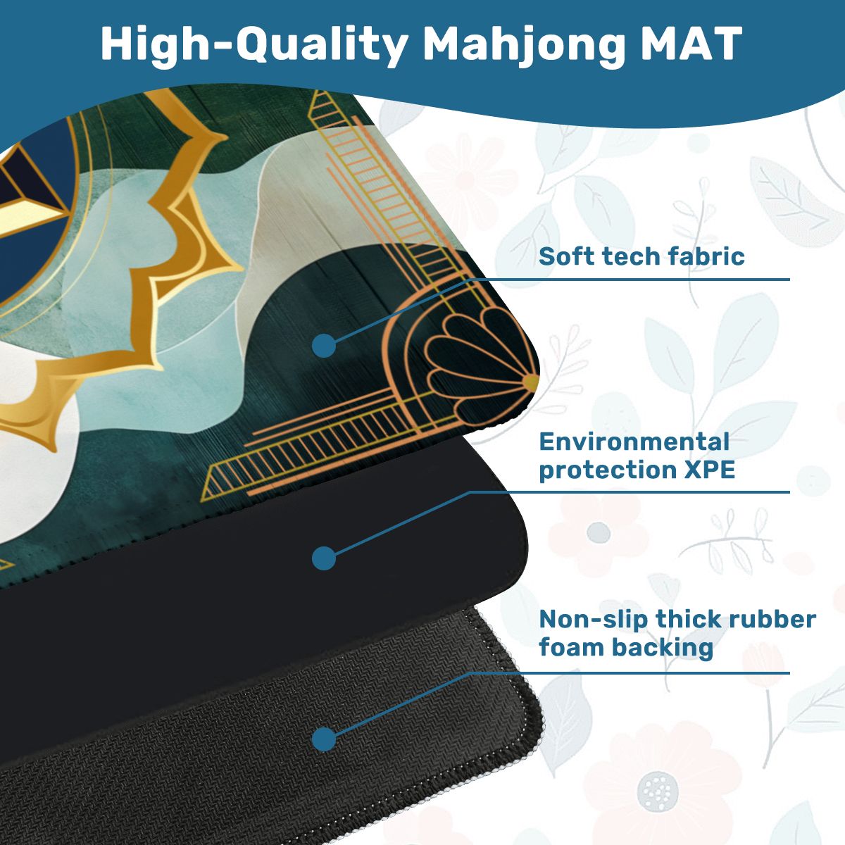 Art Deco Mahjong Mat Speakeasy Collection