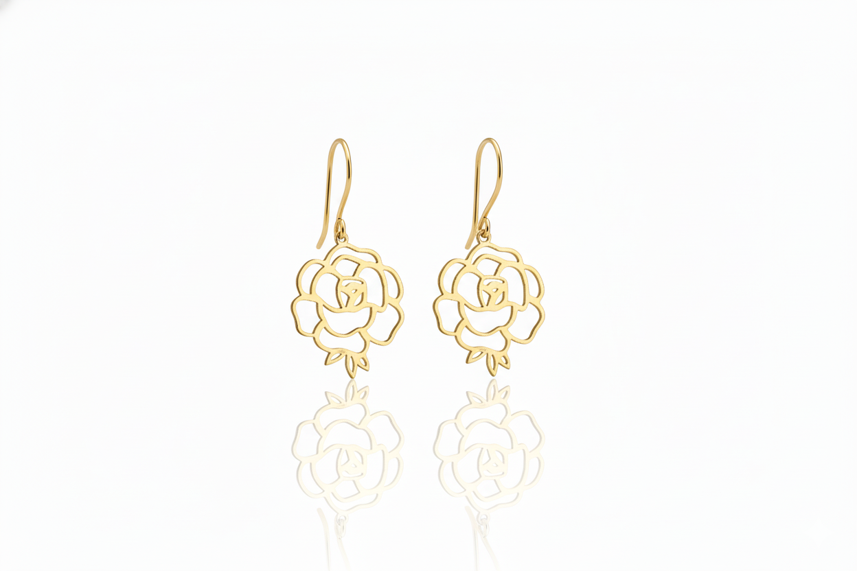 Birth Flower Earrings - Dazzling Floral Designs