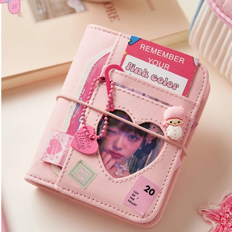 Peekaboo Heart Mini Ring Binder Album