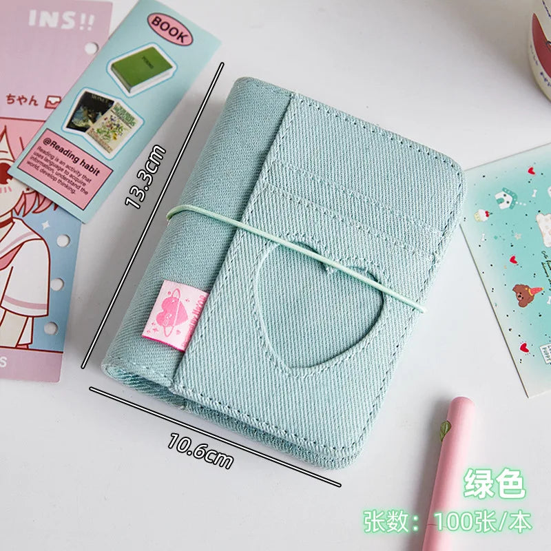 Peekaboo Heart Mini Ring Binder Album