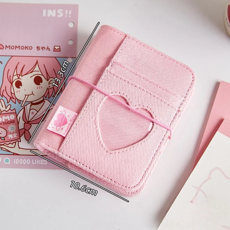 Peekaboo Heart Mini Ring Binder Album