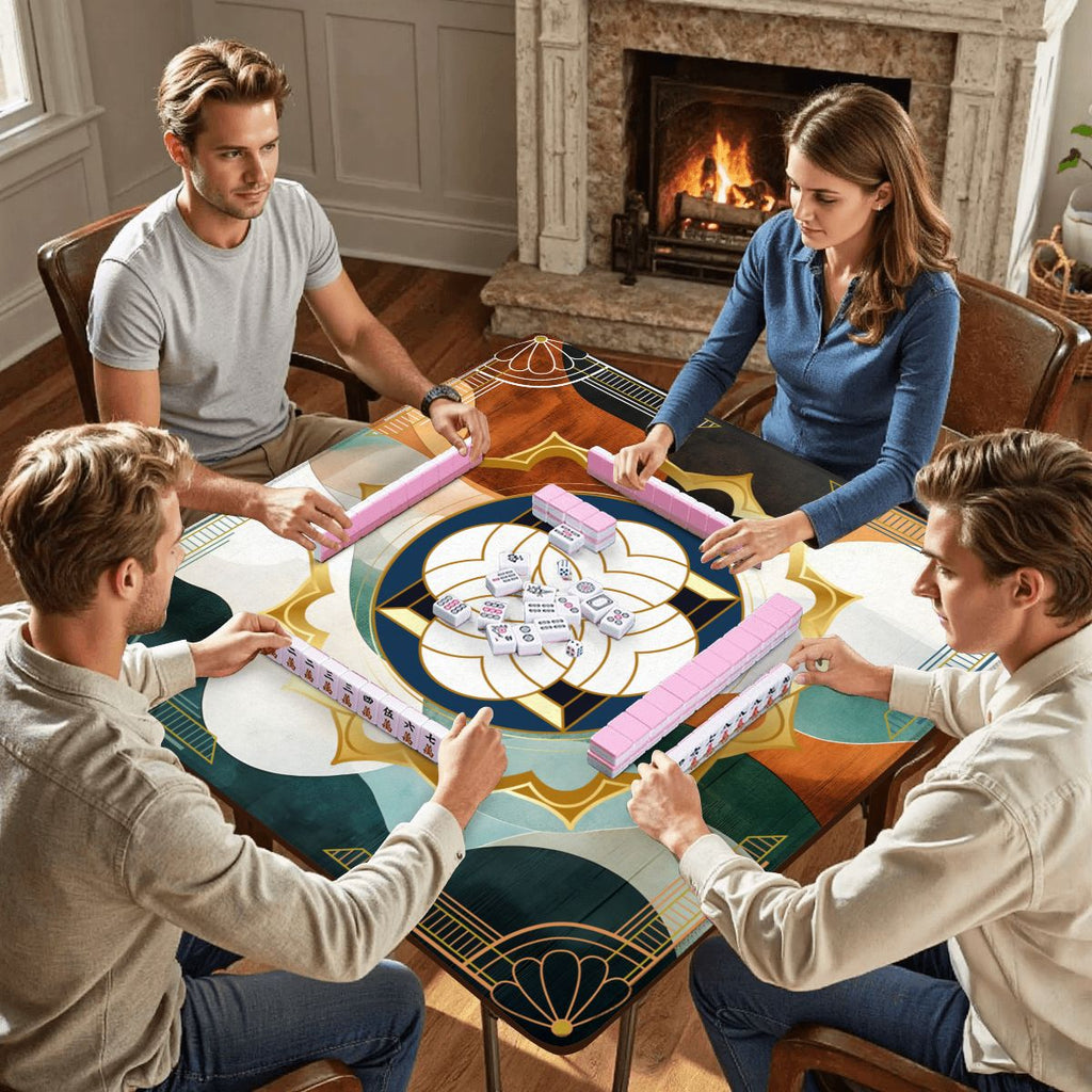 Art Deco Mahjong Mat Speakeasy Collection