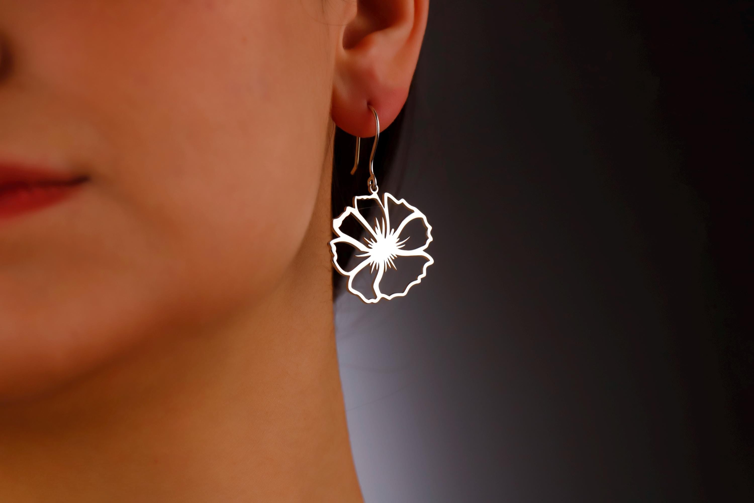 Birth Flower Earrings - Dazzling Floral Designs
