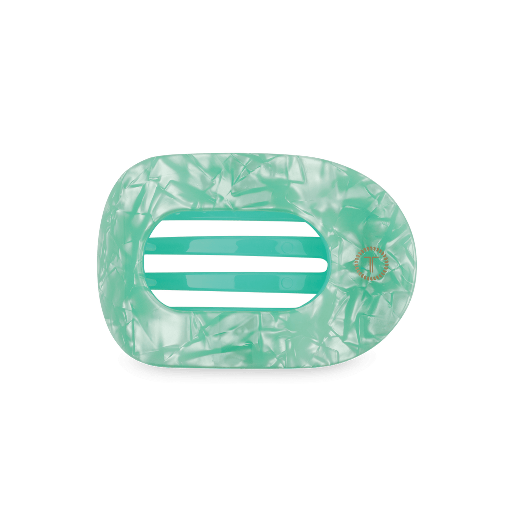 Spring Splash Medium Flat Round Hair Clip