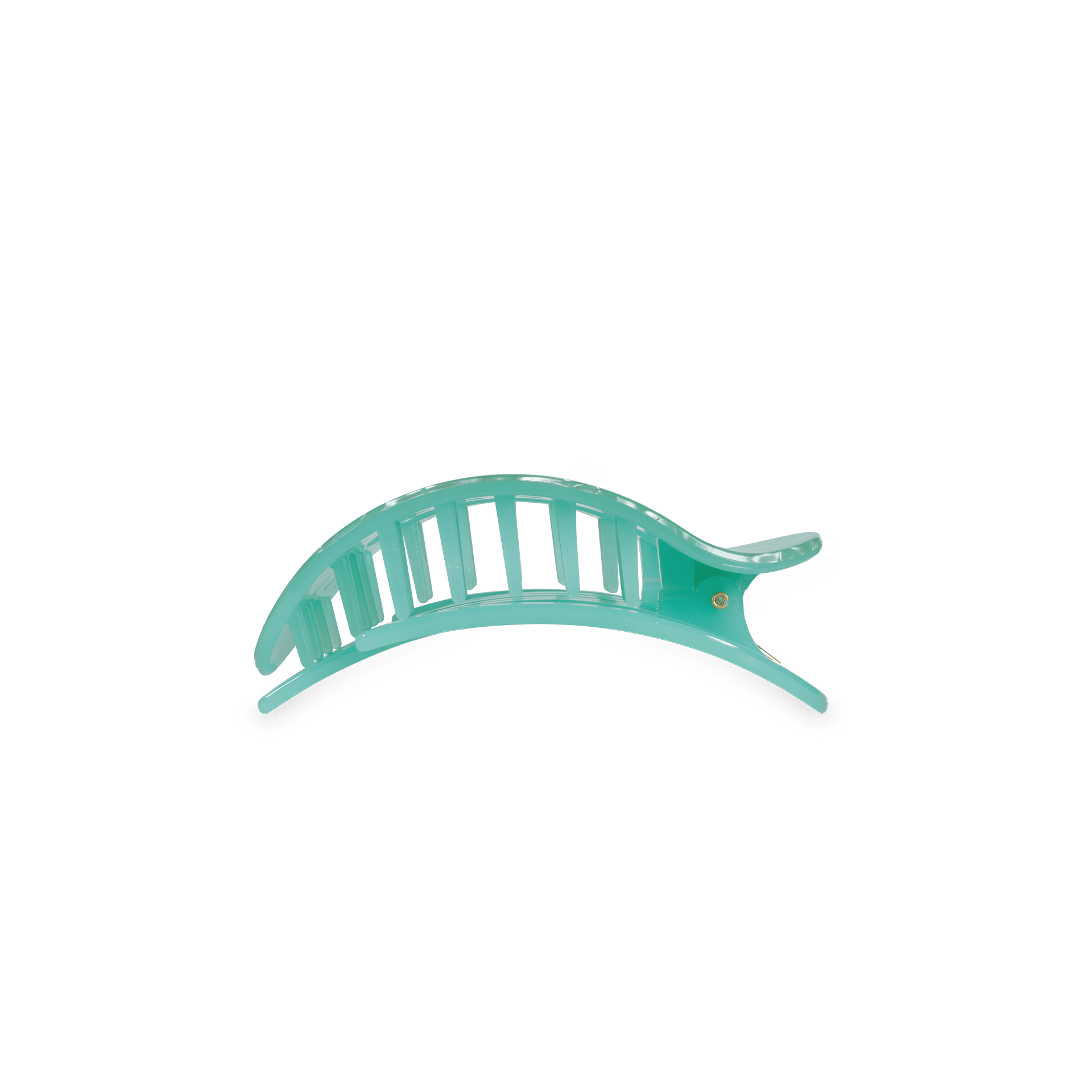 Spring Splash Small Flat Round Hair Clip
